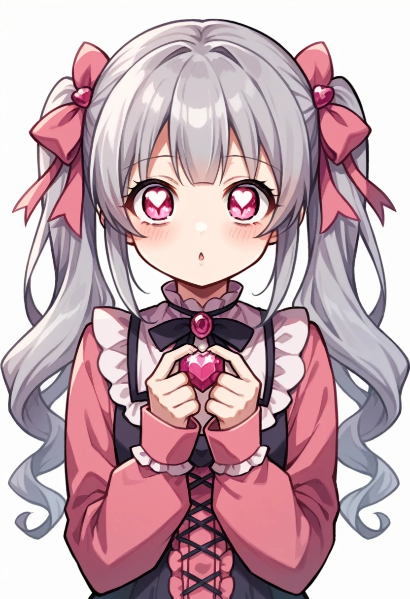 sweet lolita fashion,kawaii,cute,very cute,pink,ribbon,devil,Gray Hair,Jewel-like eyes,Pink Eyes,girl,danger,cruel,heart,Twin tails,Silky Hair,devilっ娘,Mean,最高のdevil娘,Hair that sparkles,Pink clothes,pink ornament,Anatomically correct,Soft skin,ピンクのdevilの角,Silky Hair,太いTwin tails,cute,most kawaii,cutest,devil,Jewel Eyes,