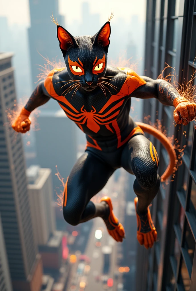 Cat as a Spiderman