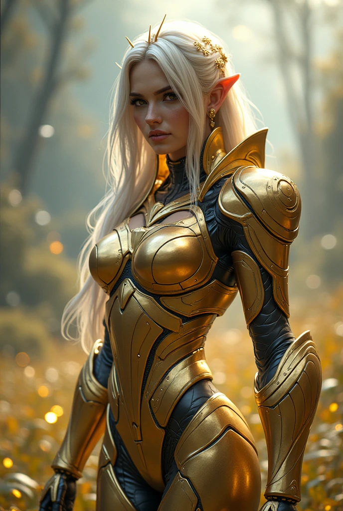 fighter,Aries Gold Saints,Knights of the Zodiac,war effect,REAL - style image of a woman  in a field, cyberpunk art inspired by Leng Mei, cgsociety contest winner, fantasy art, beautiful Mistresses fighter girl,  knight girl, as a mystical valkyrie, battle Knights of the Zodiac, Saints in sexy gold bondage, mechanized valkyrie girl, unreal engine 4k wallpaper, wraith from apex legends, 