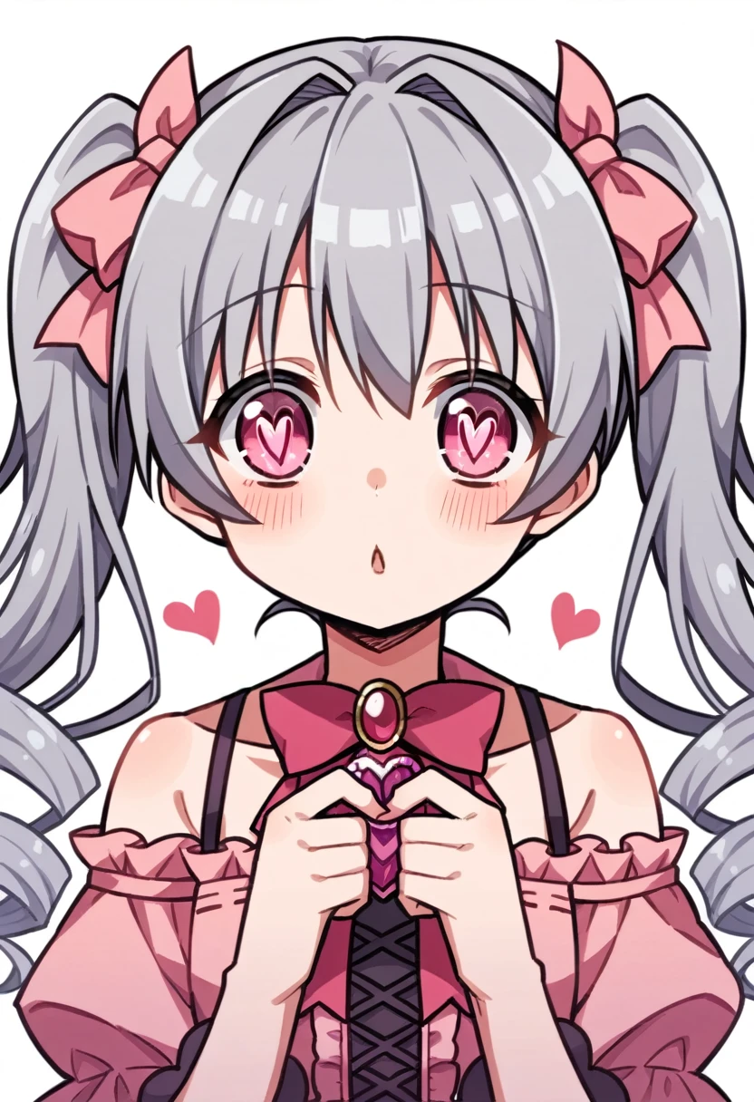 sweet lolita fashion,kawaii,cute,very cute,pink,ribbon,devil,Gray Hair,Jewel-like eyes,Pink Eyes,girl,danger,cruel,heart,Twin tails,Silky Hair,devilっ娘,Mean,最高のdevil娘,Hair that sparkles,Pink clothes,pink ornament,Anatomically correct,Soft skin,ピンクのdevilの角,Silky Hair,横に太いTwin tails,cute,most kawaii,cutest,devil,Eyes that seem to be sucked in,Masterpiece,Winner of numerous awards,