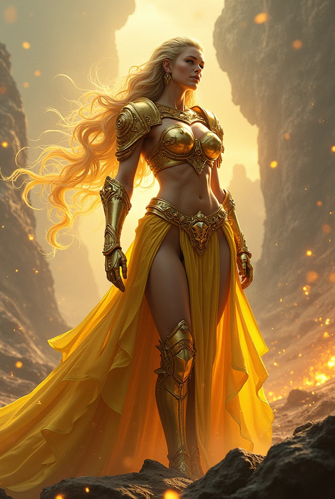 muscular fighter,Aries Gold Saints,Knights of the Zodiac,war effect,REAL - style image of a muscular woman in a field, cyberpunk art inspired by Leng Mei, cgsociety contest winner, fantasy art, beautiful Mistresses muscular fighter girl, knight girl, as a mystical valkyrie, battle Knights of the Zodiac,muscular Saints in sexy gold bondage, mechanized valkyrie girl, unreal engine 4k wallpaper, wraith from apex legends,