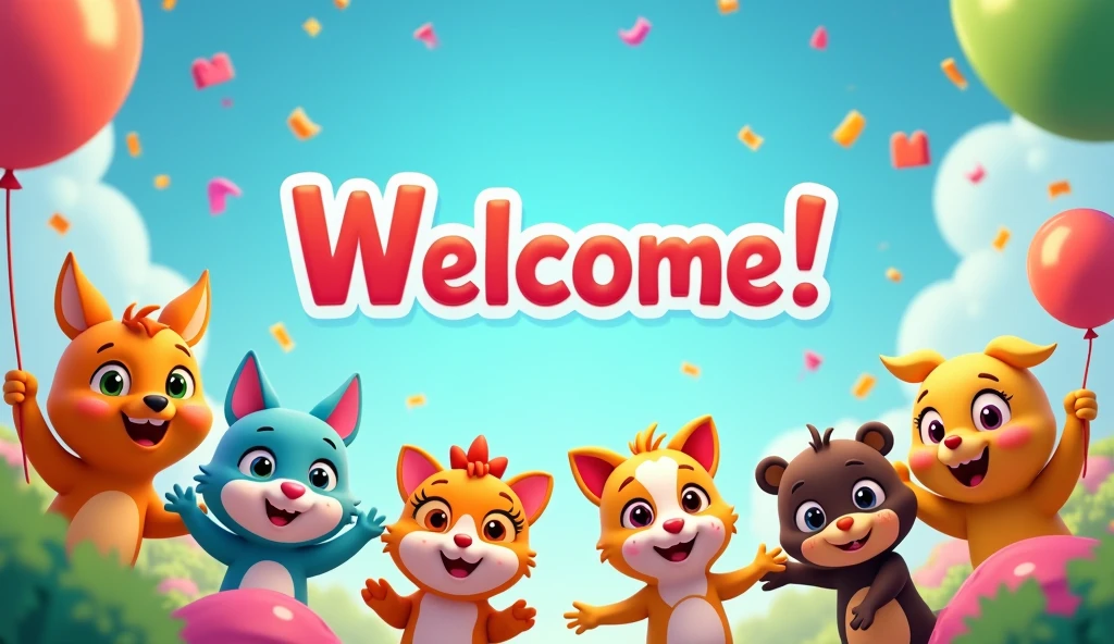 For creating engaging opening or welcome screen images for the counting video series, you can use the following ideas:

1. Cheerful Introduction Scene
Prompt: “Design a vibrant and welcoming opening screen for a children’s counting video. Feature a colorful background with playful elements like balloons, confetti, and smiling cartoon characters. Include a large, friendly ‘Welcome!’ message and a cheerful invitation to start counting. The design should be bright and engaging, capturing the attention of young viewers.”