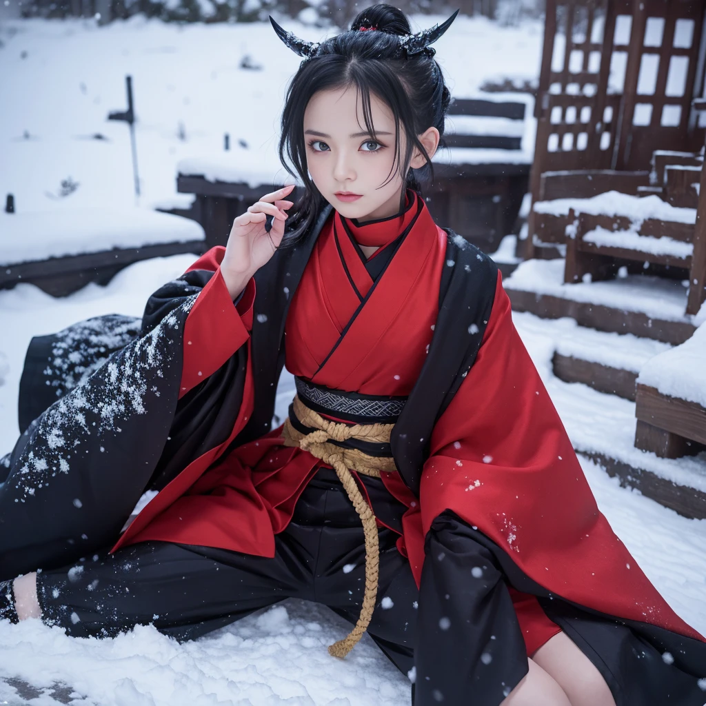 Demon Slayer: Kimetsu no Yaiba, Kocho Shinobu, Snow Scene