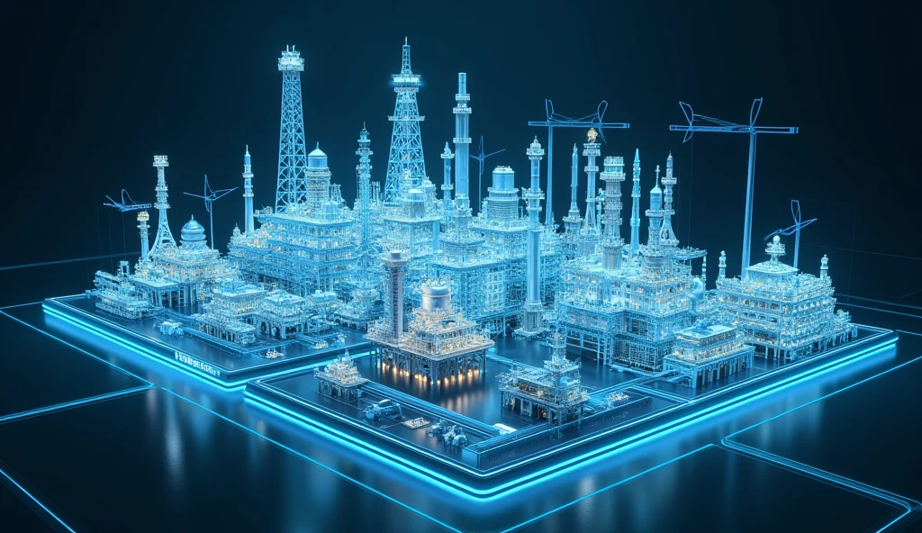 oil gas industry holographic