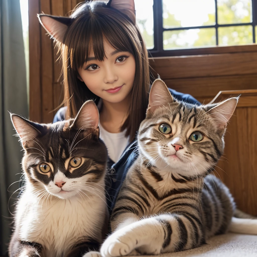 Cat is cute