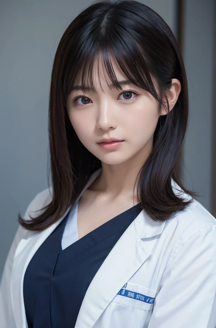 ((Highest quality)), ((masterpiece)), (detailed),Perfect Face,Japanese,Female doctor,white