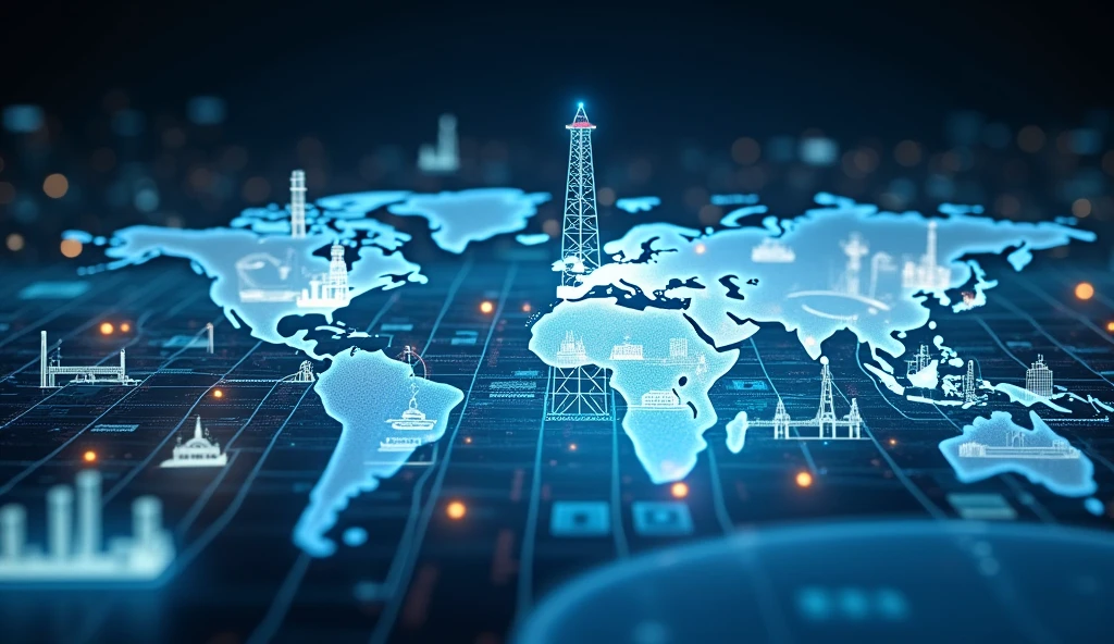 oil gas industry holographic