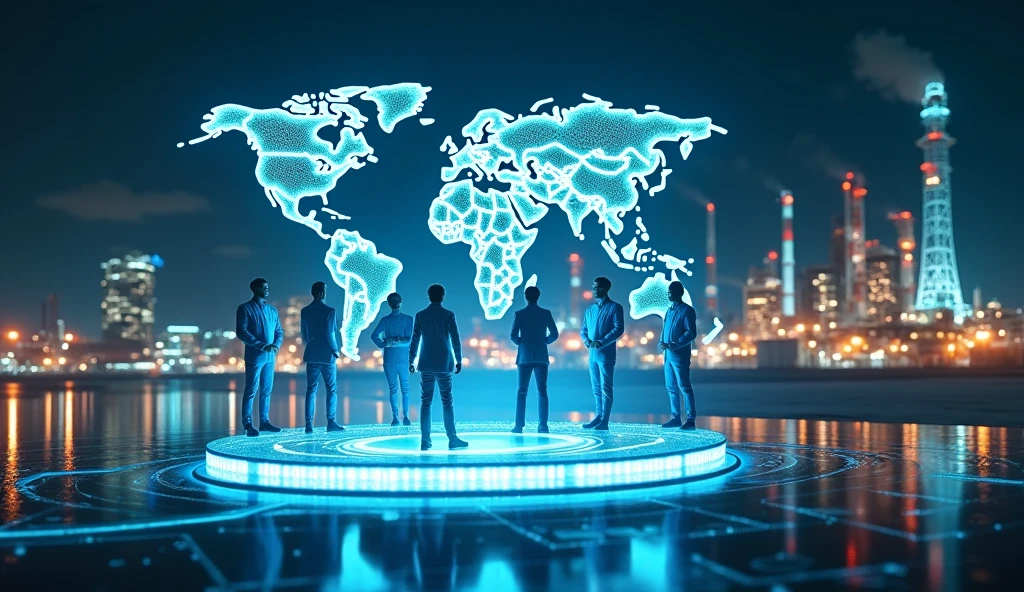 oil gas industry holographic