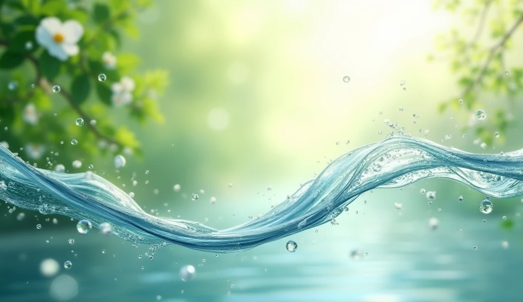 Create a serene image of a gentle breeze caressing the skin, evoking a soft and soothing sensation. The scene should depict a delicate and dynamic movement of the wind, with hyper-realistic and detailed textures. Include bright, natural lighting to enhance the feeling of calm and tranquility. Render in 8k UHD for ultra-sharp clarity.