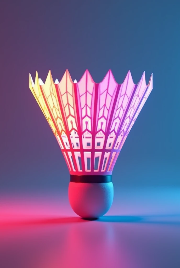 An instagram logo of a shuttlecock