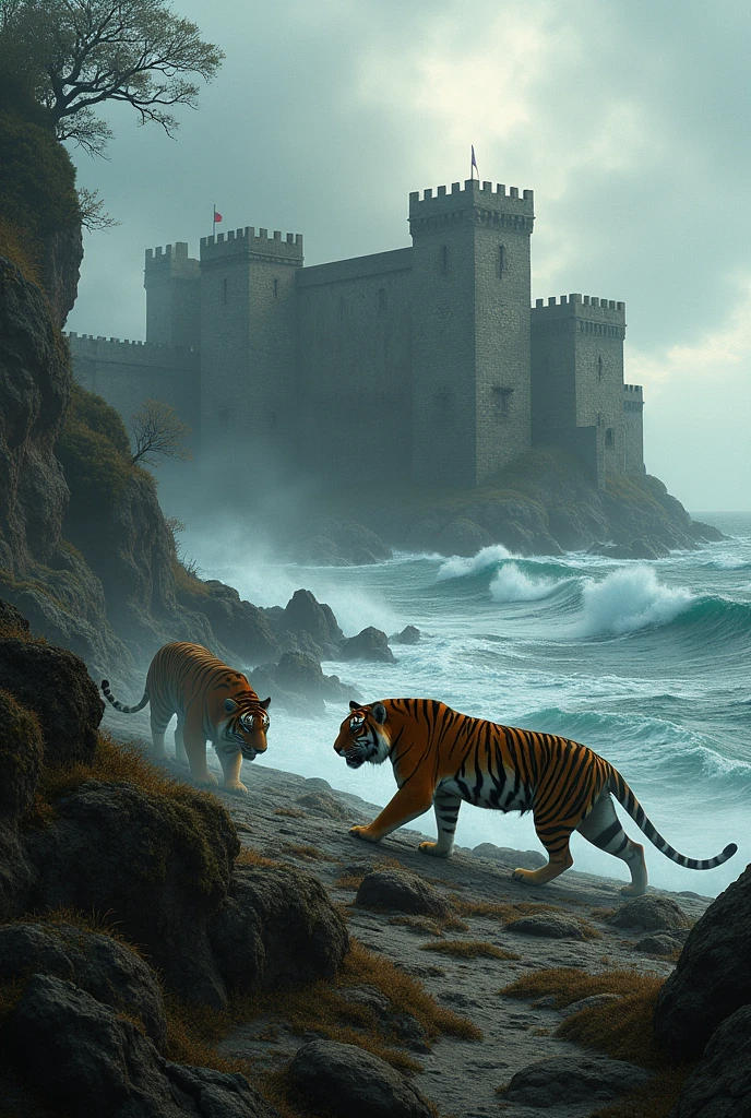Landscape Fort Boyard Tigers