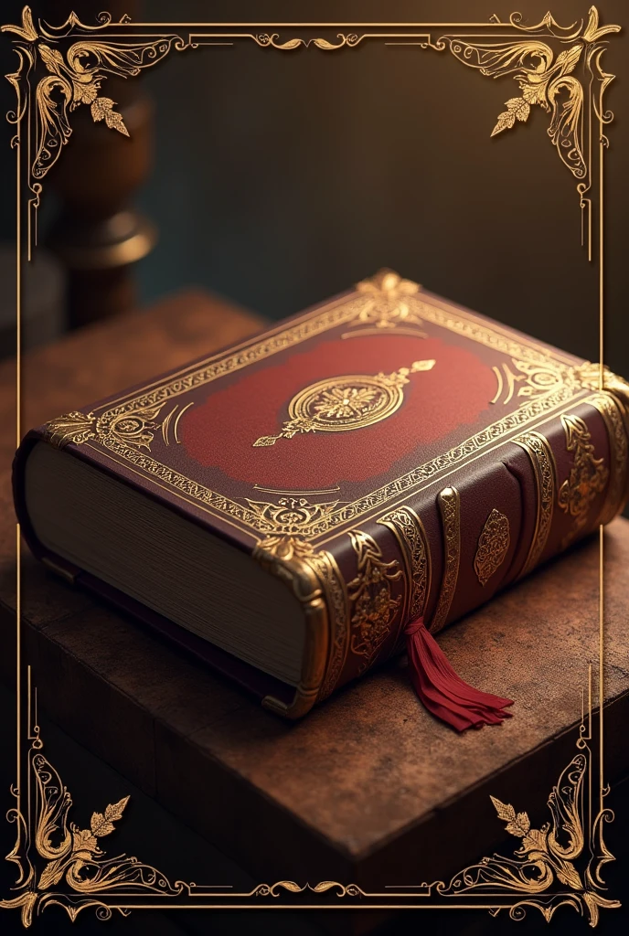 Banner with Book Background