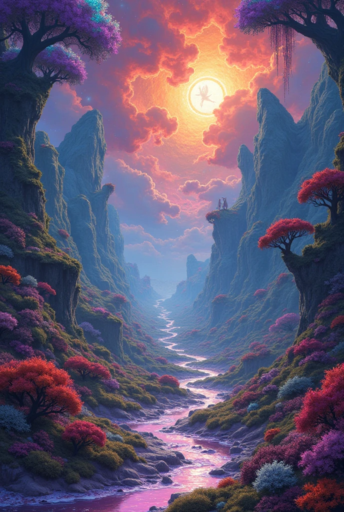 Colorful parallel universe