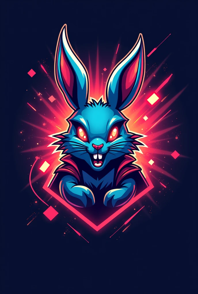Logo background for rabbit gaming