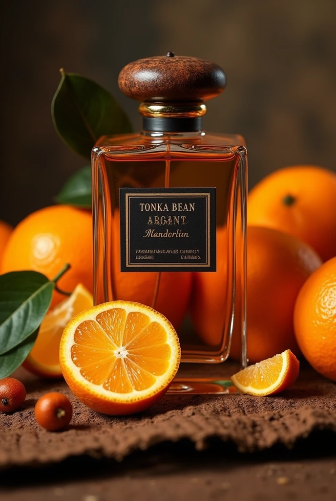 Smooth, leather-tinged tonka bean. Fresh and spicy mandarin.