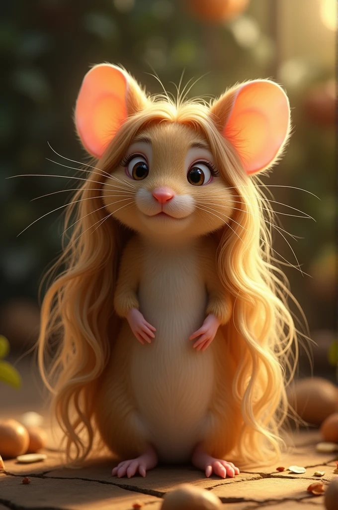 Stuart Little the mouse with long hair