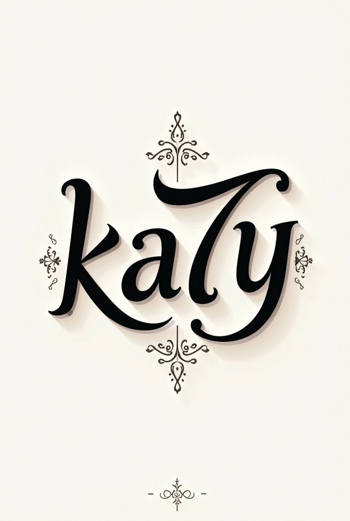 Write the word ka7y in a beautiful font 