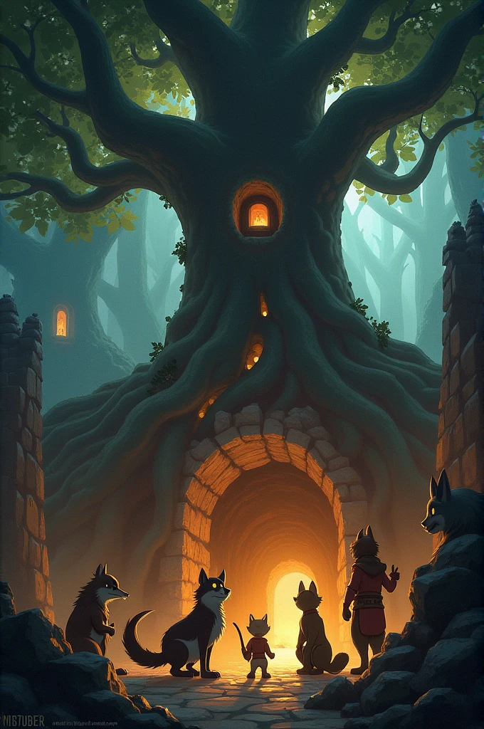 Sir Whiskers and his legion assembled in their hidden base—a secret lair beneath the ancient oak tree. The team included swift and agile Paws, stealthy and observant Shadow, and brave and resourceful Tigger. They quickly devised a plan to outwit Rollo and his bandits.