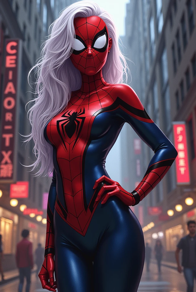 Spider gwen,cum in mouth