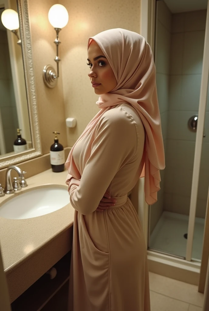 nude hijathroom