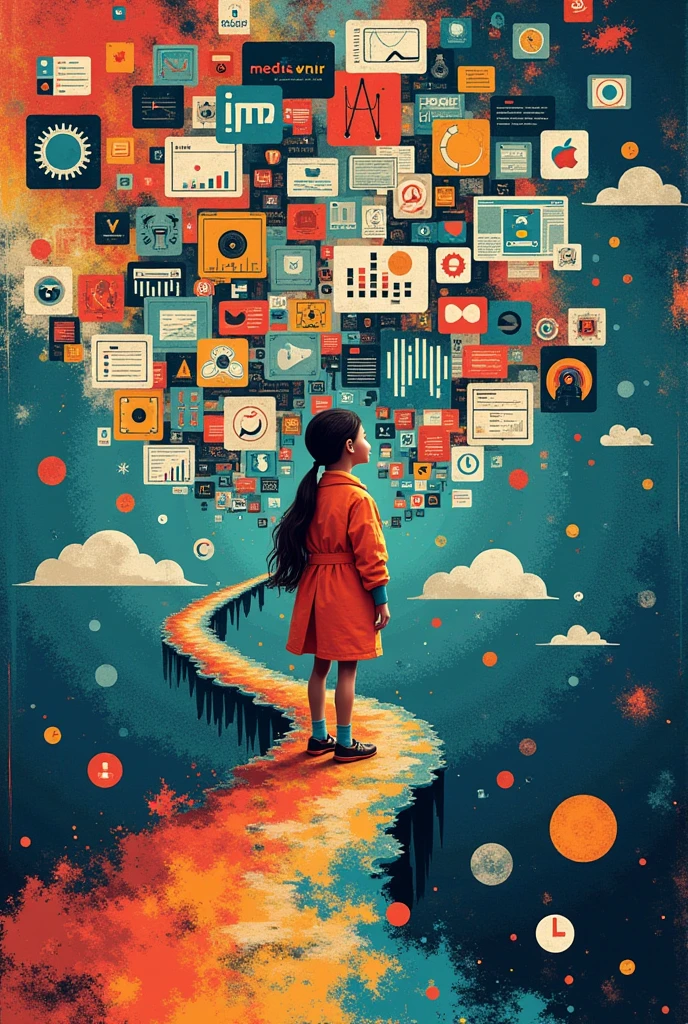 make a poster about media and information literacy or the evolution of media.

Content
Creativitiy
Originality
Unique 