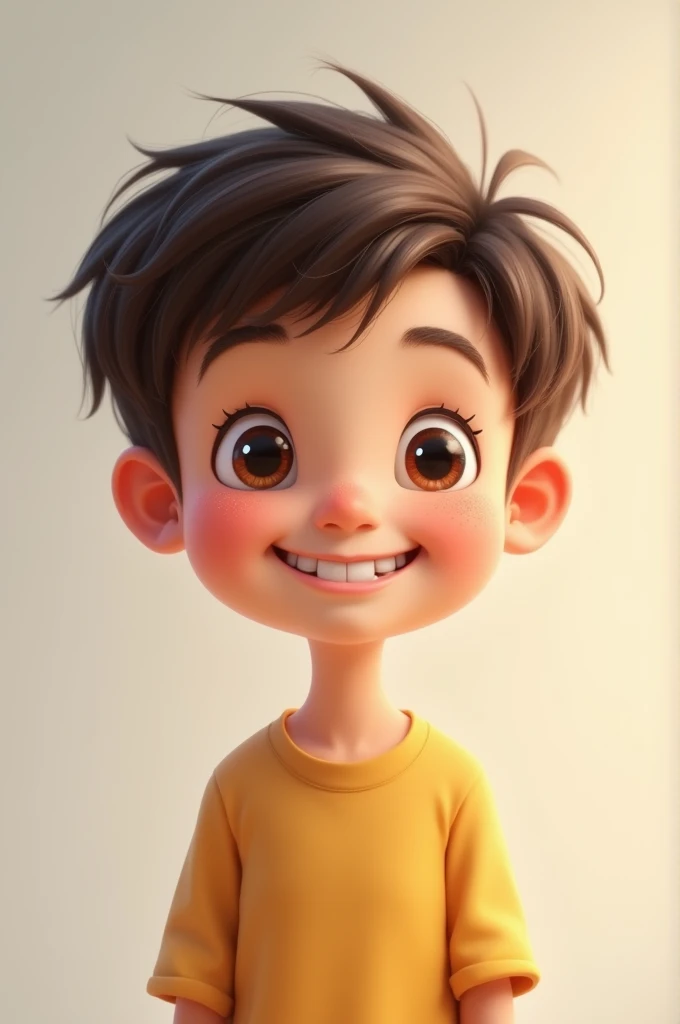 Cute boy smiling image