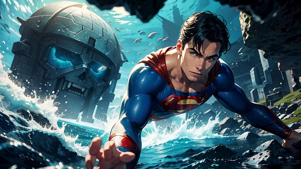 Superman’s Underwater Fortress: Besides the famous Fortress of Solitude, Superman once had an underwater hideout in a small, air-filled cave in the ocean. He used it before moving to the Arctic Fortress we know today.