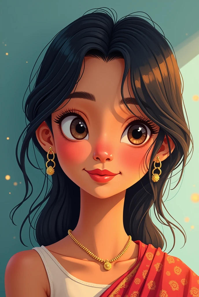 A srilankan girl in age of 20 toonme image