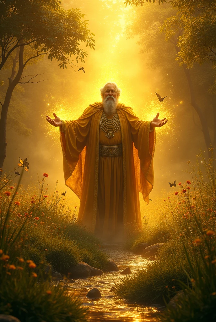 (the fox and the grass hopper) Dionysus’ warned him not to do so, but Midas could not be swayed. Midas excitedly started touching everything and turning them into gold. Soon, he became hungry. But he couldn’t eat anything