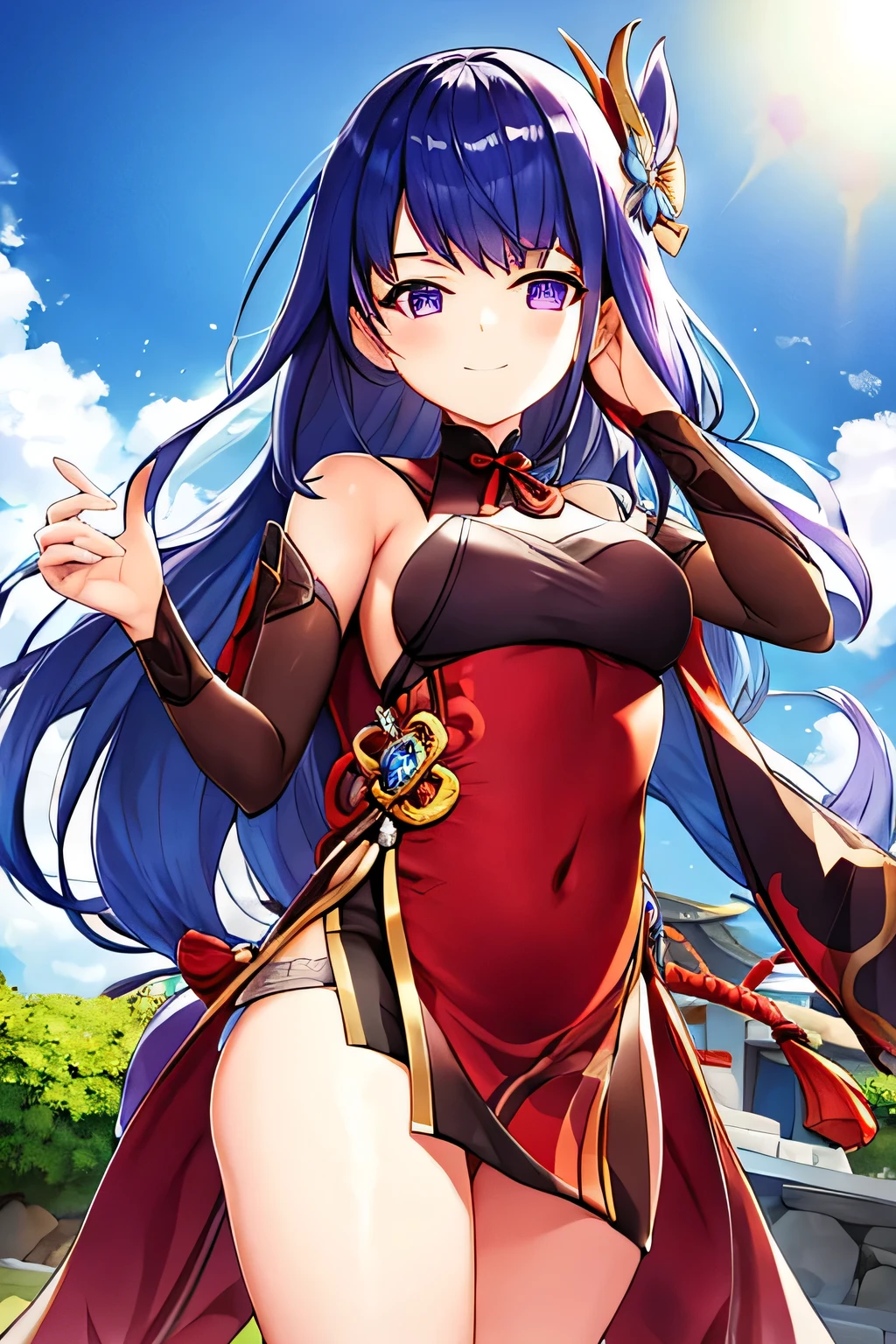 Genshin character smile