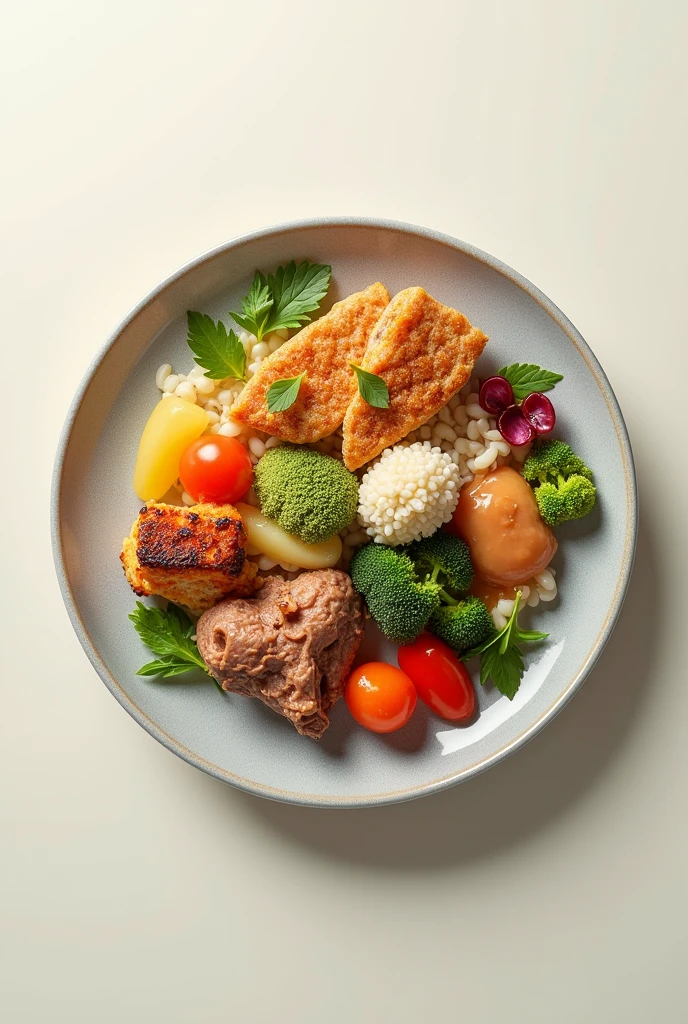 Food in the plate