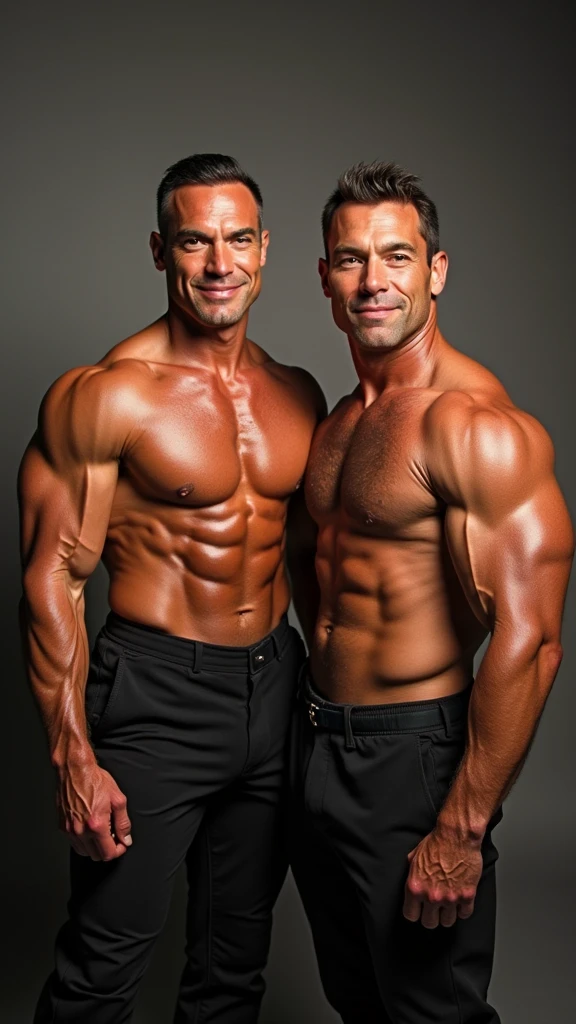 Jean-Claude Van Damme and Arnold