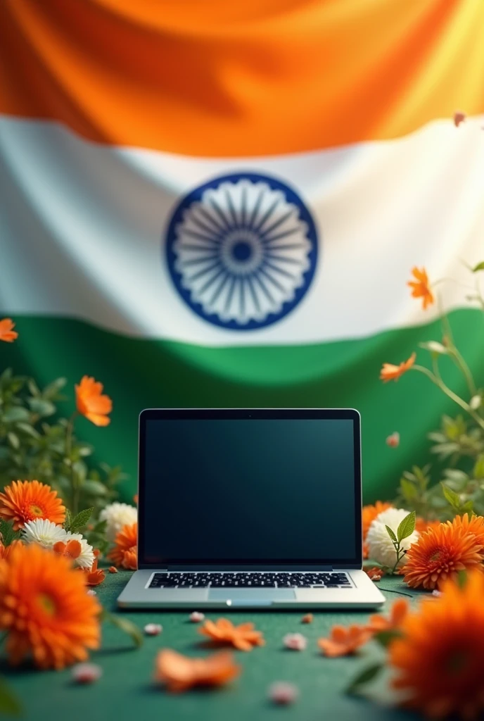 Happy independence day , laptop care
Indian flag