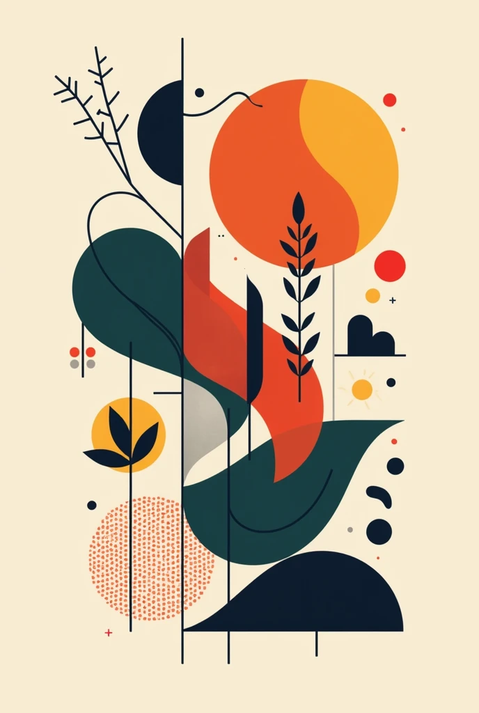 make a drawing that shows this element of art (shape, space, line, and color)