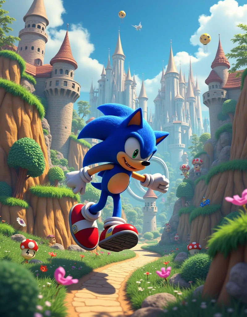 Super Mario and Sonic swap video games Sonic gets Super Mario World and Mario gets sonic the hedgehog