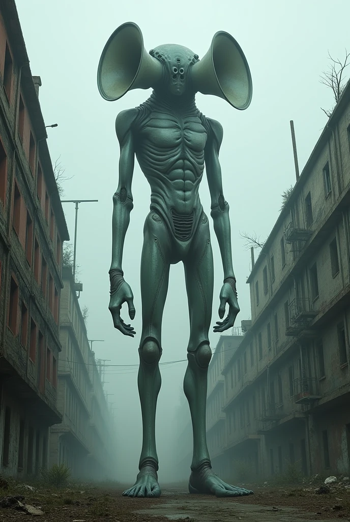 A photo of siren head