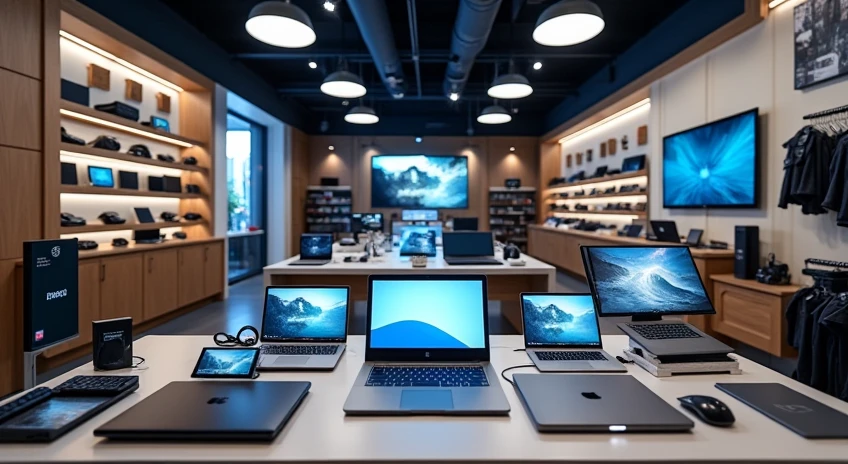 i am making a website i need image for my slider it is a laptop shop so picture with laptop accessories etc the pic must have some all the brand laptop