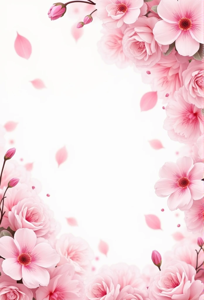 Pink garden flower wallpaper