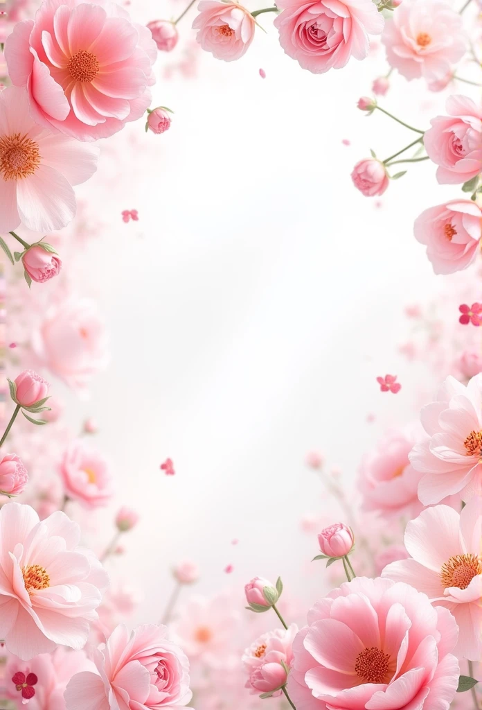 Pink garden flower wallpaper