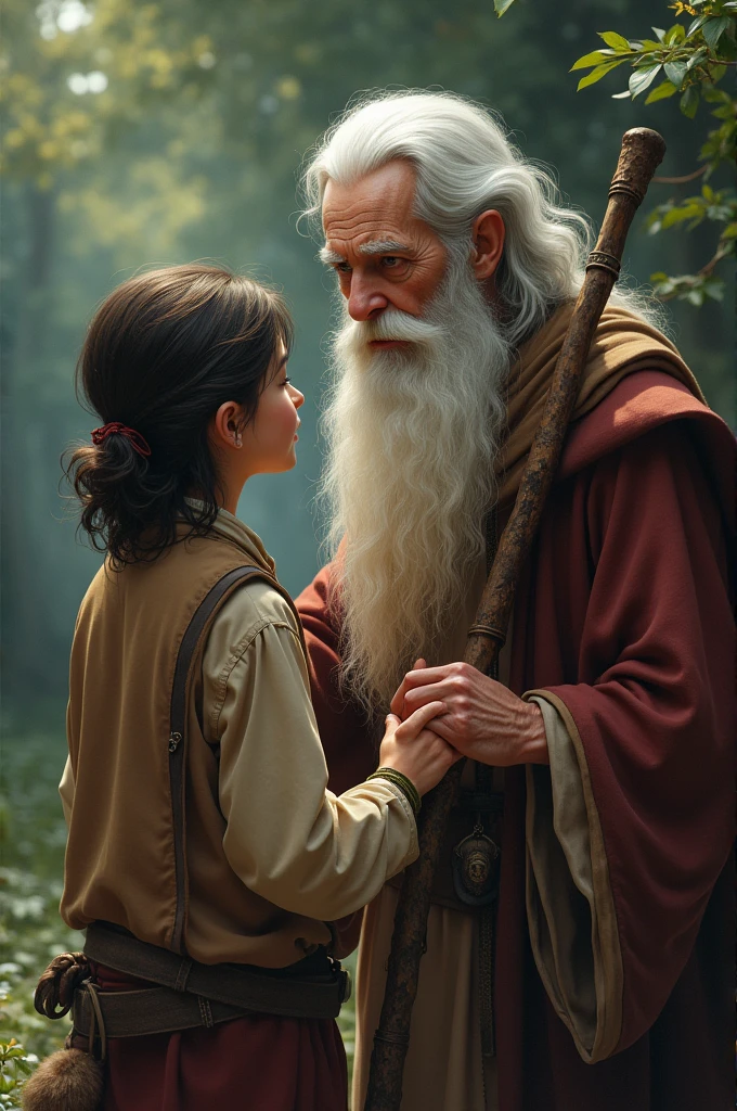 He met a wise old man