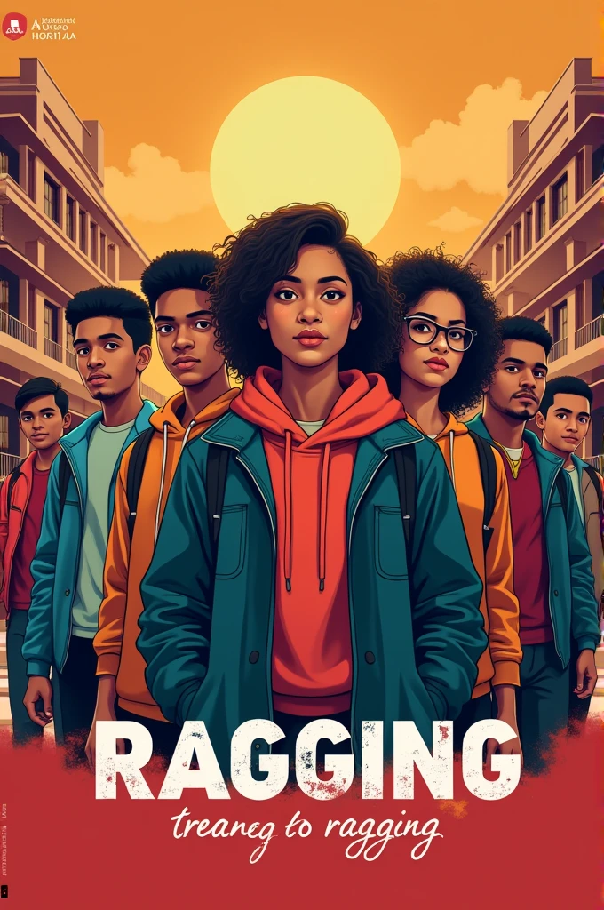 Meaningful digital poster on Anti-Ragging