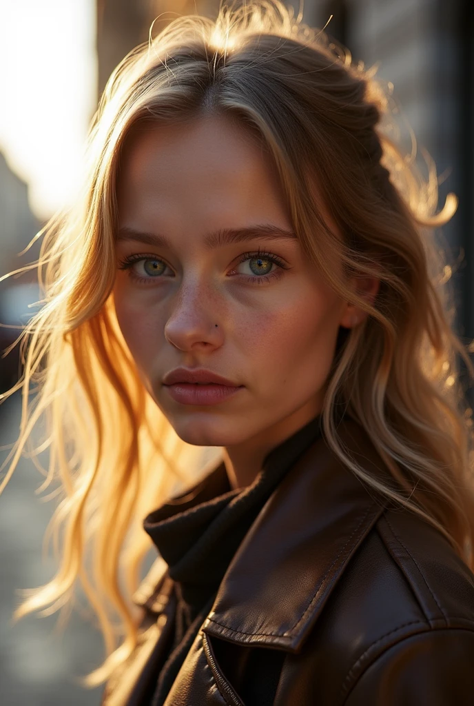 photo brute, Kristina Pimenova, une jeune fille de 22 ans,  dans la rue, (Réaliste), (photo-Réaliste:1.5), rouge à lèvres,(photo brute, 8k euh, grain de film), eye-liner pointu, Fard à paupières blush avec cils épais, extrêmement délicat et beau, (Prise de vue complète du corps:1.6), 8k, éclairage doux, Haute qualité, haute résolution, netteté, extrêmement détaillé, (soleil sur le visage), Beaux yeux détaillés, extrêmement détaillé eyes and face, chef-d&#39;œuvre, Éclairage cinématographique, (Peau très détaillée:1.2), 8k euh, Reflex numérique, éclairage doux, Haute qualité, grain de film, Fujifilm XT3