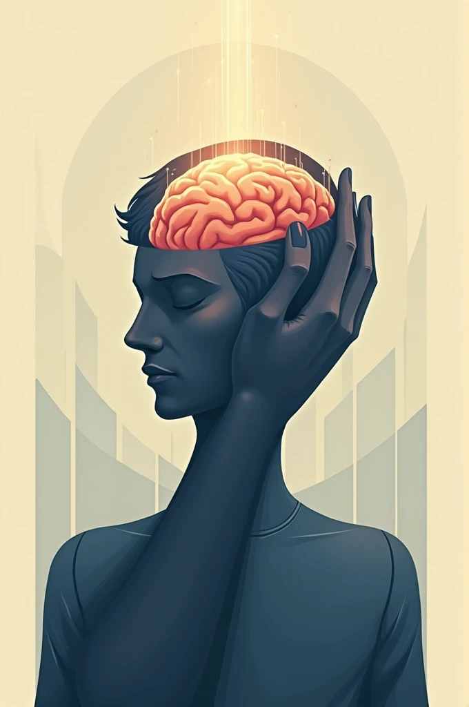 App logo of a person removing their brain