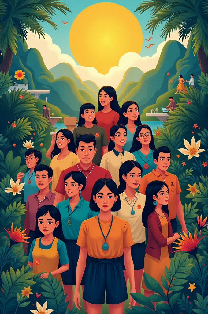 theme: "Filipino: Wikang mapagpalaya"
mga suhesyiyon na paksa:
Indigeneous Knowledge and Systems in the Philippines.
Value of Systematic Scientific Research in National Development.
Pagpapaunlad ng Edukasyong Pambansa
Create a poster using the following