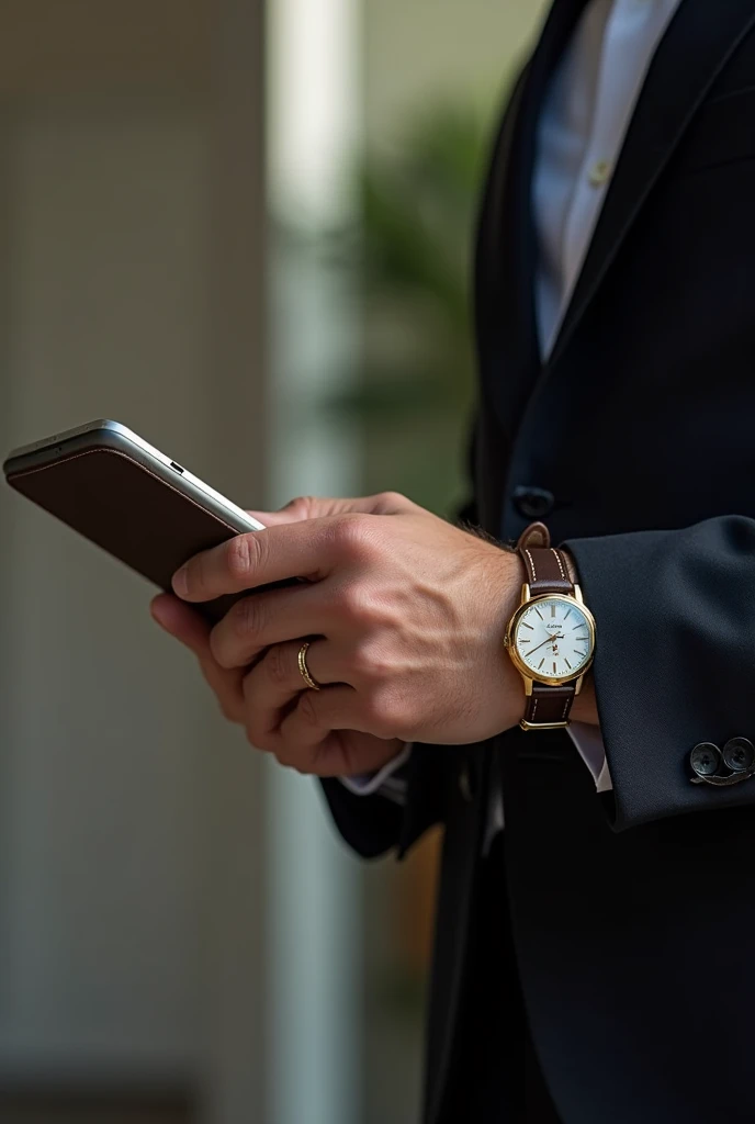 Classic Meets Modern: Pair a vintage accessory like a watch or pen with a modern tech item, like a smartphone or tablet, to create a blend of old and new.