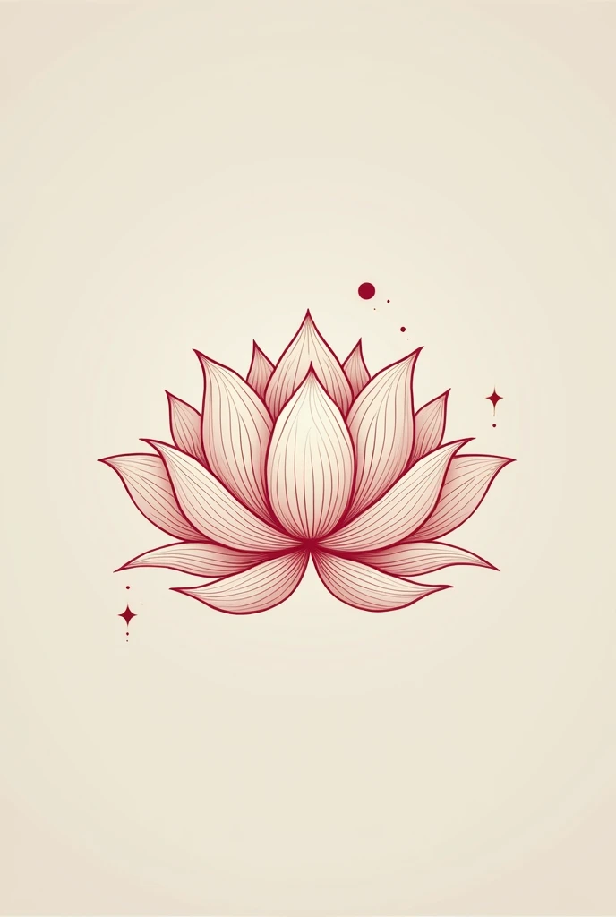 Logo design for a silk weaving company with a lotus flower motif.