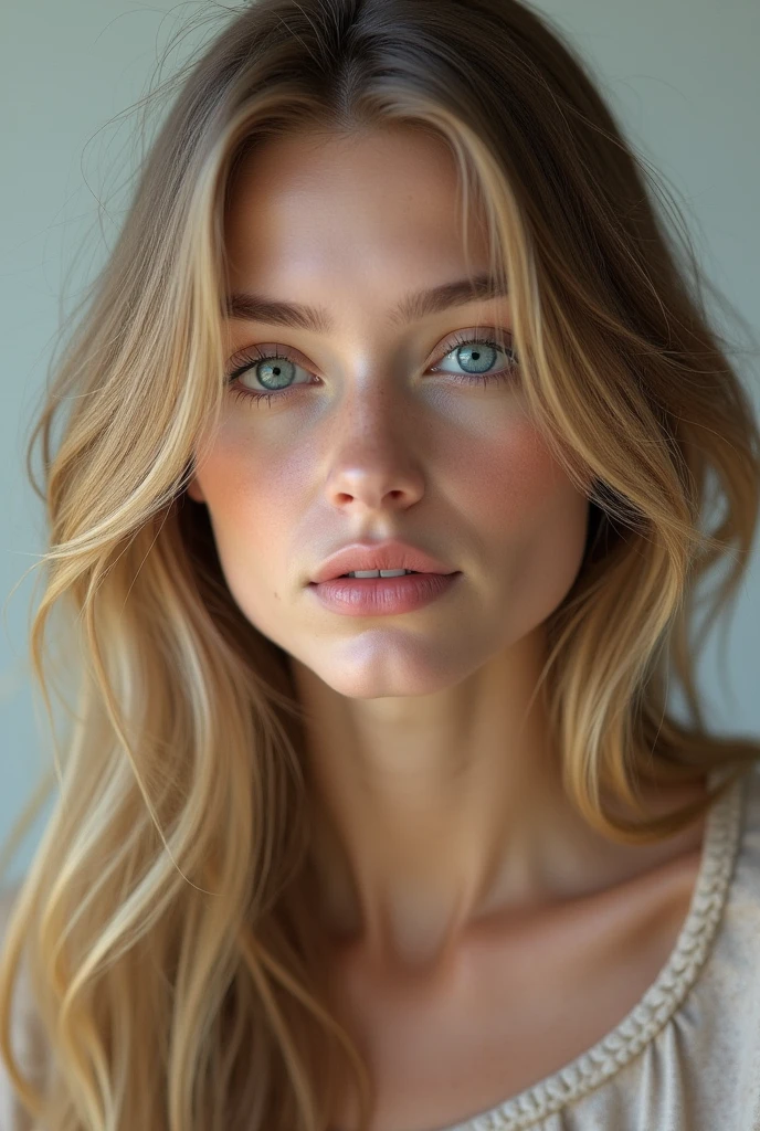high quality, best quality, photo-realistic, raw photo, realistic, ultra realistic 8k cg, very detailed, high quality, masterpiece, 1 woman, long hair, blonde hair, blue eyes, face and eye details, enlargement, intricate details, detailed texture, in detail,
