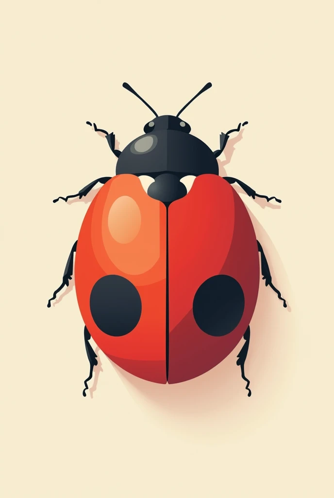 Two spot Ladybug vector image
