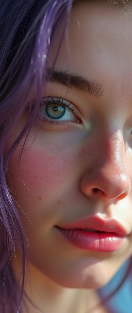 (masterpiece),(Highest quality),(Super detailed),(Ultra-high resolution),(Photorealistic Stick),(RAW Photos),8k,wallpaper,Women's photos,(Track and field athlete:2.0),Portrait Photography,Beautiful woman,(Eye light,Sharp pupils,Detailed eye drawing),(Detailed skin texture:1.6), long hair, pastel purple hair, caucasian type, dark eyebrows, Looking at me,(front),(front:2.0),(sexy:2.0), beautiful detailed eyes, beautiful detailed lips, extremely detailed face and skin, long eyelashes, masterpiece, (best quality,4k,8k,highres,masterpiece:1.2),ultra-detailed,(realistic,photorealistic,photo-realistic:1.37)