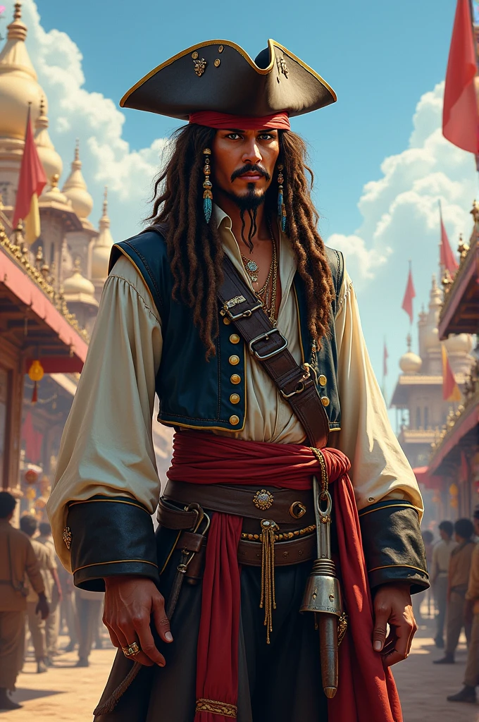 Captain jack sparrow in india 